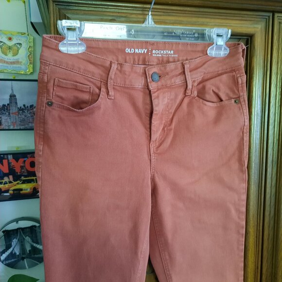 Old Navy Rockstar Midrise Skinny Jeans - Size 6 - Picture 3 of 16
